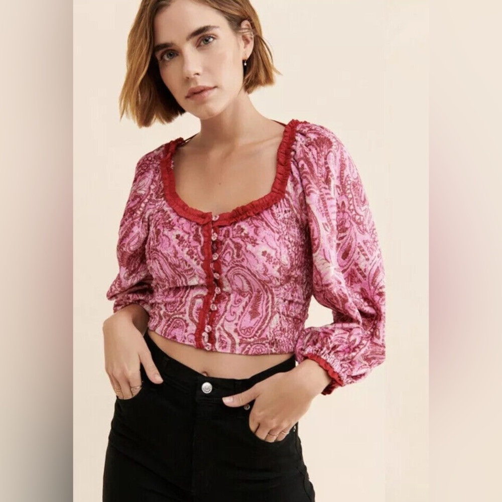 FREE PEOPLE soft velvet top